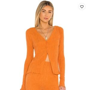 Camila Coelho Tais Long Sleeve Top 🍊